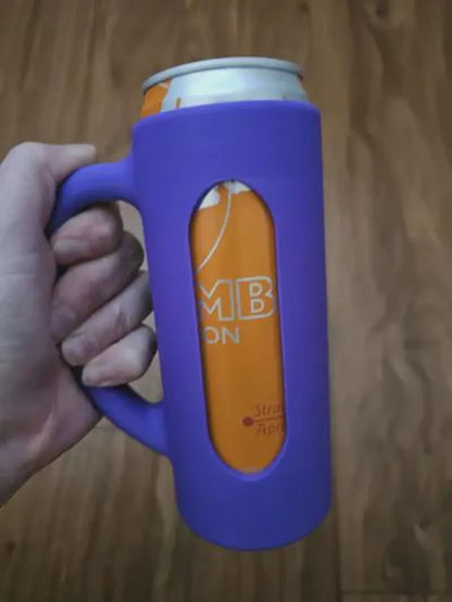 12 oz Slim Can Holder - Handled Drink Sleeve
