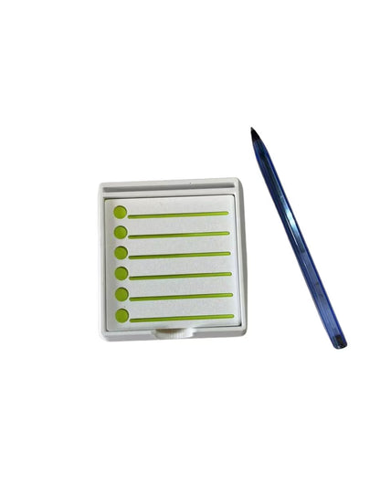 Sticky Note Organizer with Checklist and Pen Rest