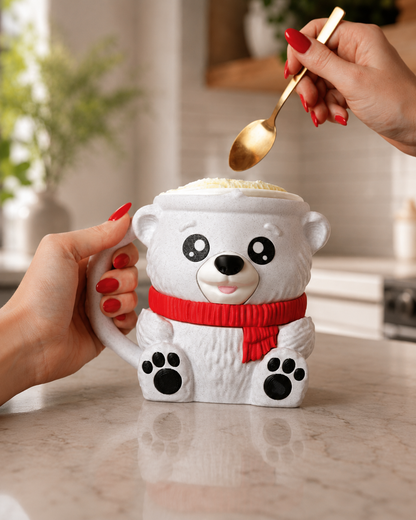 Polar Bear Ice Cream Pint Holder - The Perfect Gift for Ice Cream Lovers