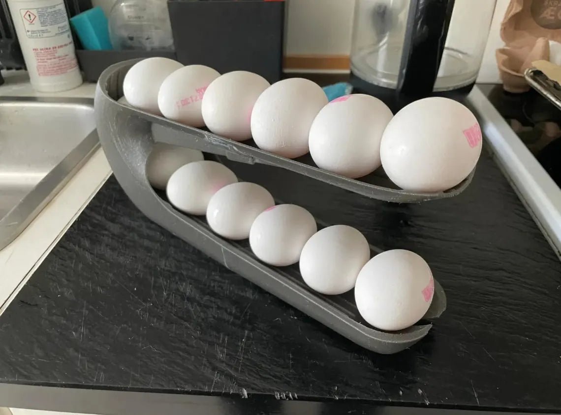 Rotary Egg Dispenser - 14-Egg Refrigerator Rack