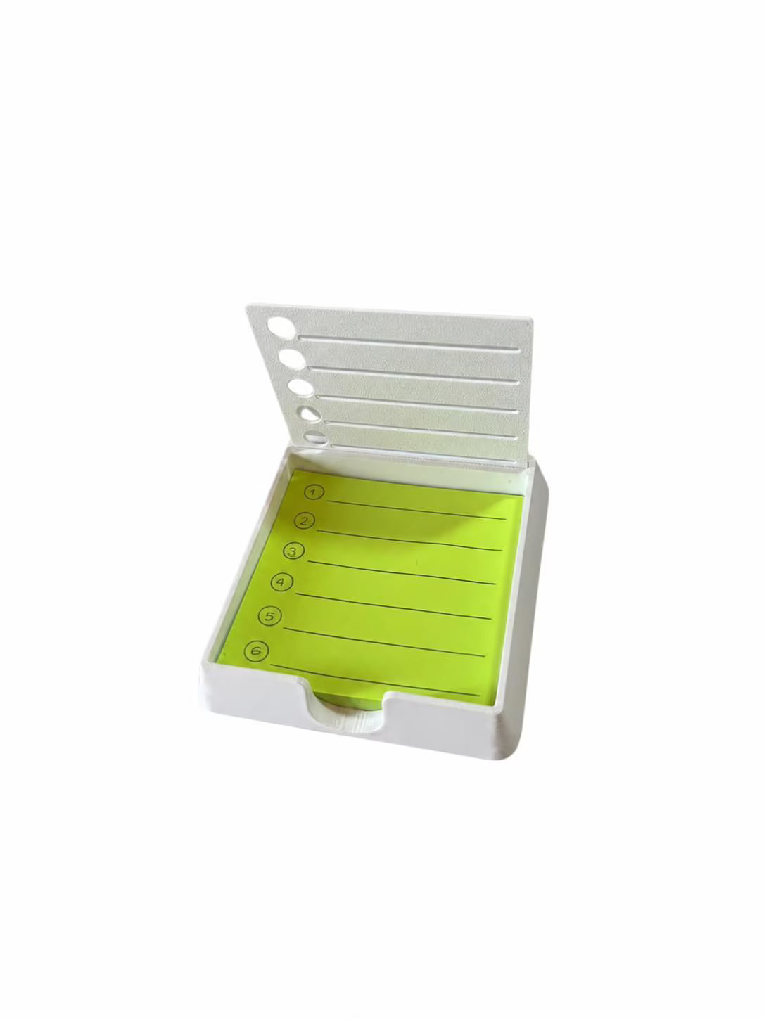 Sticky Note Organizer with Checklist and Pen Rest