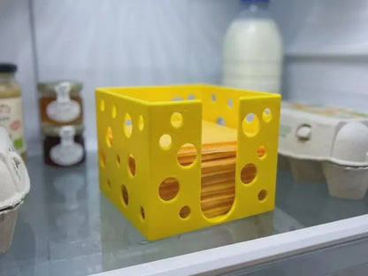 Cheese Slice Caddy - Swiss-Style Fridge Organizer