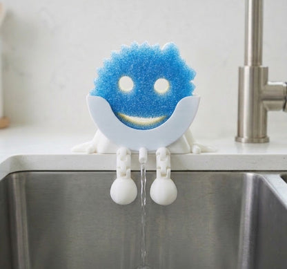 Male Scrub Daddy Sponge Holder - Gag Sponge Accessory - Draining Sponge Dish