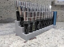 Scentbird Perfume and Cologne Holder for Old Bottles - Holds 30 Spray Bottles and 3 Cases