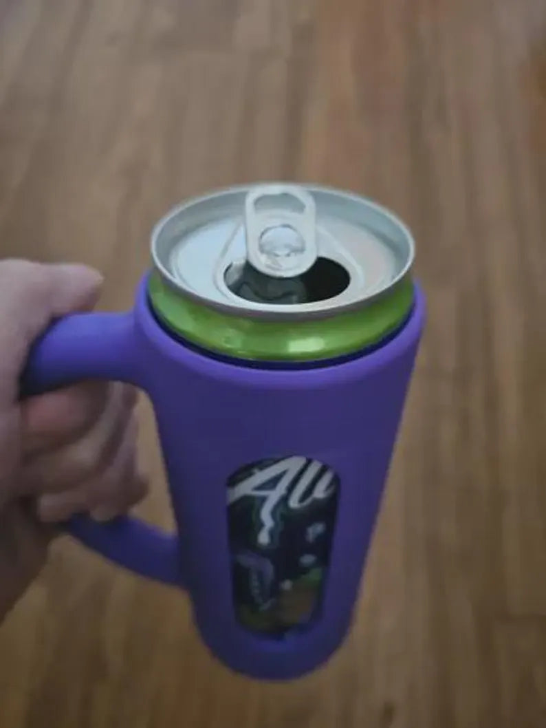 12 oz Slim Can Holder - Handled Drink Sleeve