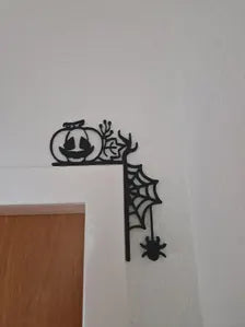 Halloween Door Corner Decoration - Spooky Frame Topper