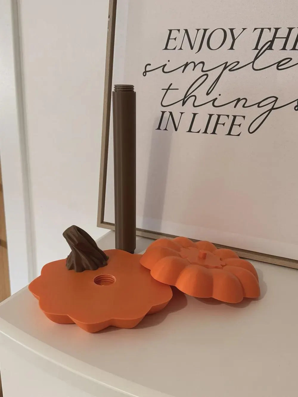 Pumpkin Paper Towel Holder - Fall Kitchen Decor