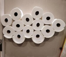 Toilet Paper Cloud Organization - Toilet Paper Shelf