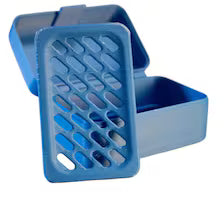 Travel Soap Box with Drain Tray - Secure Latch Case