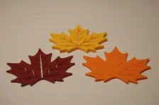 Maple Leaf Coaster Set - Holder Included