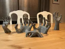Creepy Wall-Mounted Hand Hooks - 5 Spooky Styles