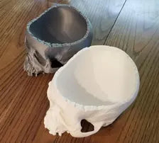 Human Skull Candy Bowl - Gothic Halloween Decor