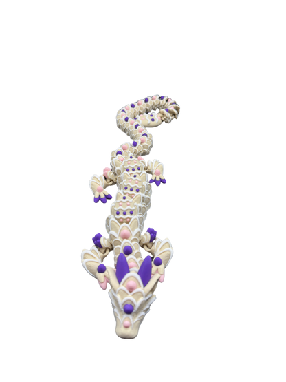 Purple/Pink Easter Cookie Dragon - Available in 16-Inch Baby & 26-Inch Adult Sizes