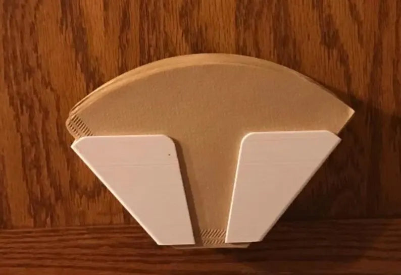 Coffee Filter Holder - Wall-Mounted Organizer