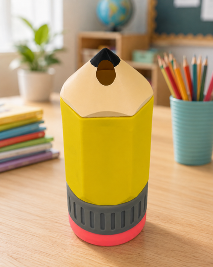 Pencil Can Cooler for Teachers - 12oz, 16oz & Skinny Can Holder