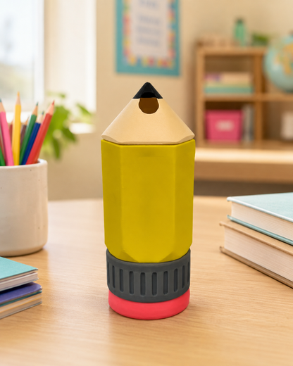 Pencil Can Cooler for Teachers - 12oz, 16oz & Skinny Can Holder
