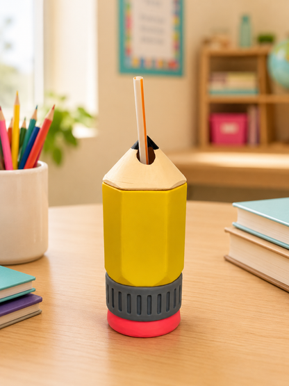Pencil Can Cooler for Teachers - 12oz, 16oz & Skinny Can Holder