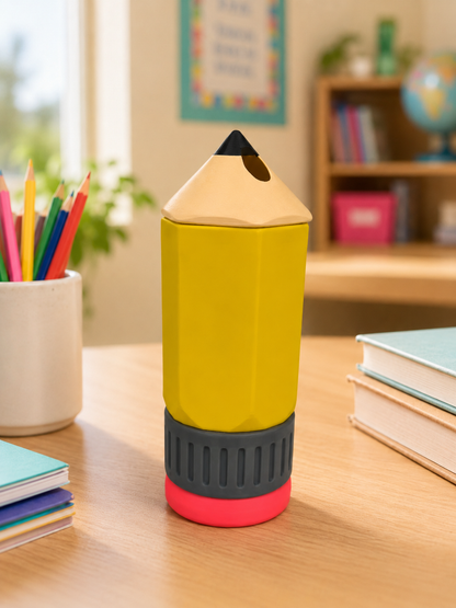 Pencil Can Cooler for Teachers - 12oz, 16oz & Skinny Can Holder