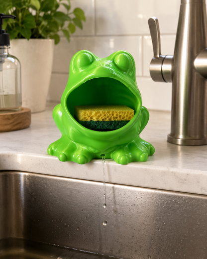 Frog Sponge Holder - Draining Sponge Dish