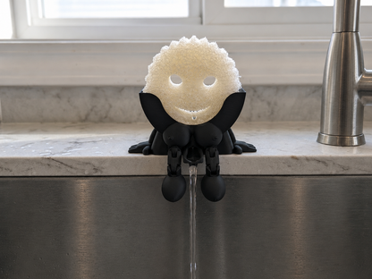 Female Scrub Daddy Sponge Holder - Gag Sponge Accessory - Draining Sponge Dish