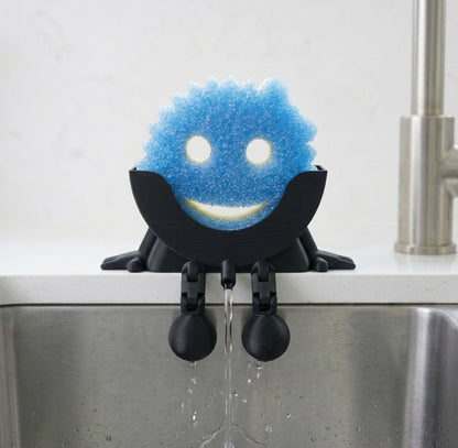 Male Scrub Daddy Sponge Holder - Gag Sponge Accessory - Draining Sponge Dish