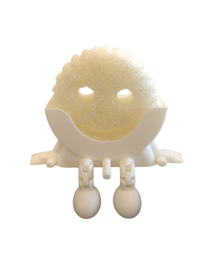 Male Scrub Daddy Sponge Holder - Gag Sponge Accessory - Draining Sponge Dish