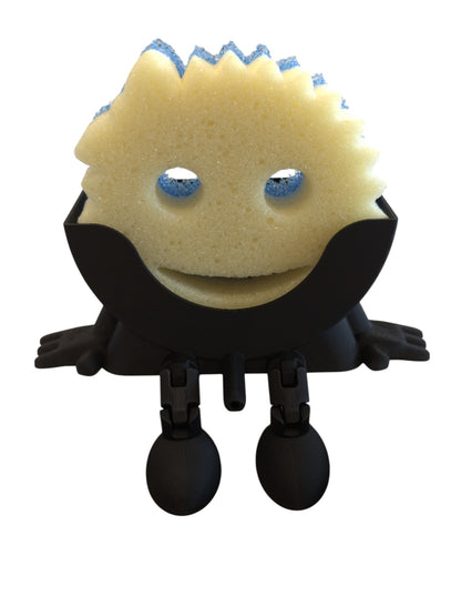 Male Scrub Daddy Sponge Holder - Gag Sponge Accessory - Draining Sponge Dish