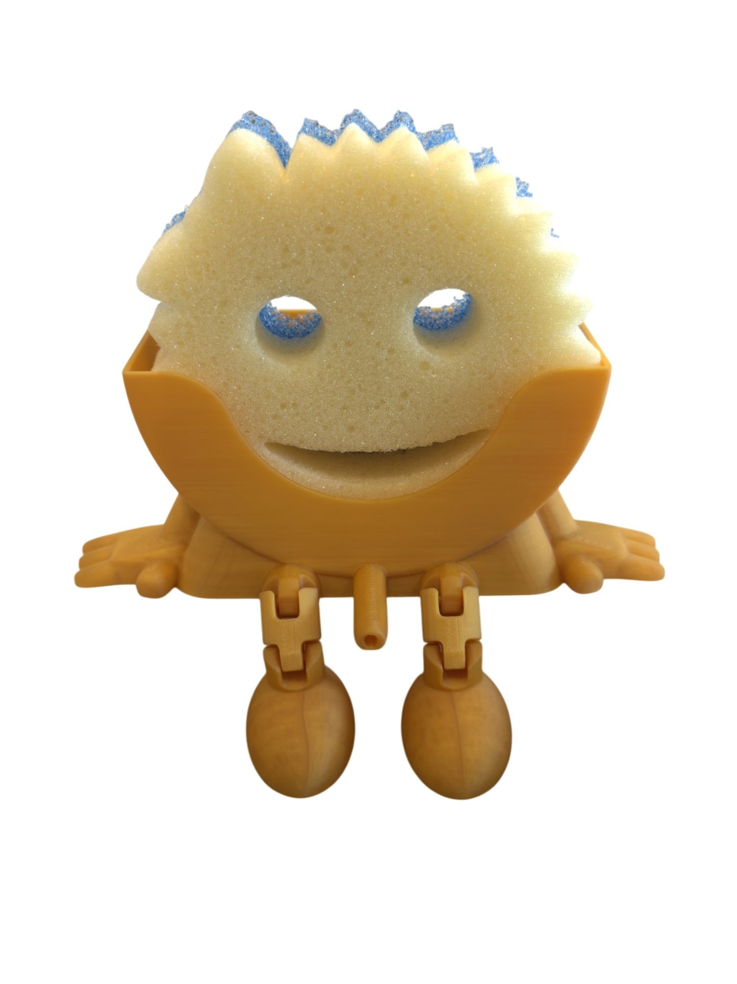 Male Scrub Daddy Sponge Holder - Gag Sponge Accessory - Draining Sponge Dish