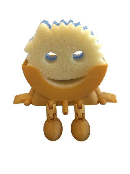 Male Scrub Daddy Sponge Holder - Gag Sponge Accessory - Draining Sponge Dish