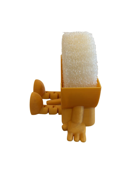 Male Scrub Daddy Sponge Holder - Gag Sponge Accessory - Draining Sponge Dish
