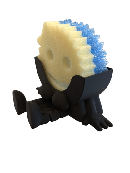 Female Scrub Daddy Sponge Holder - Gag Sponge Accessory - Draining Sponge Dish