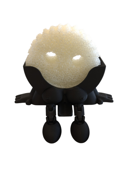Female Scrub Daddy Sponge Holder - Gag Sponge Accessory - Draining Sponge Dish