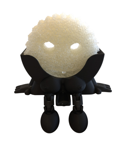 Female Scrub Daddy Sponge Holder - Gag Sponge Accessory - Draining Sponge Dish