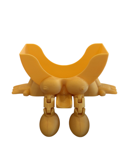 Female Scrub Daddy Sponge Holder - Gag Sponge Accessory - Draining Sponge Dish