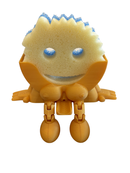 Female Scrub Daddy Sponge Holder - Gag Sponge Accessory - Draining Sponge Dish