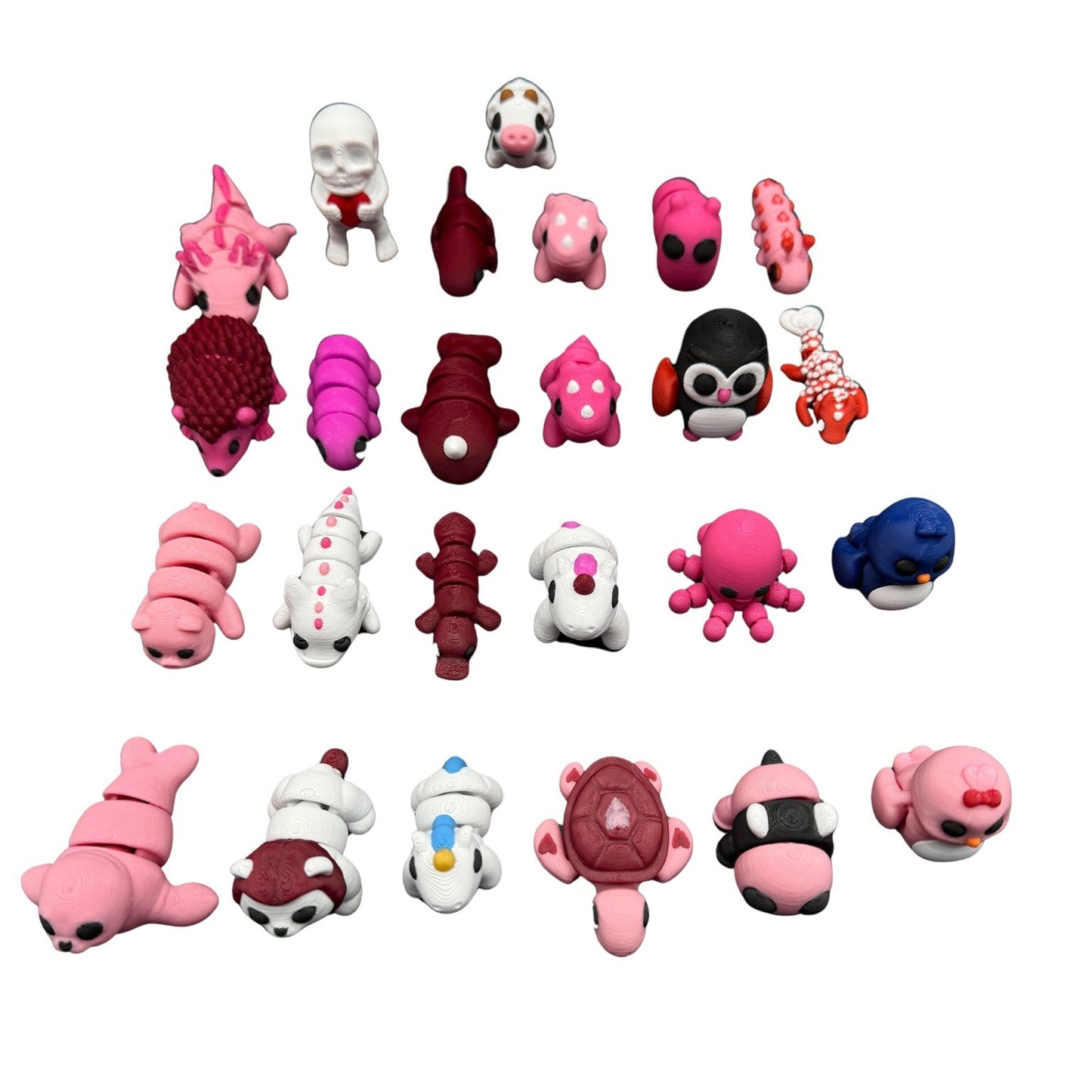 Valentines Day Animal Mini Packs in Heart Container - Packs of 5, 10, 20