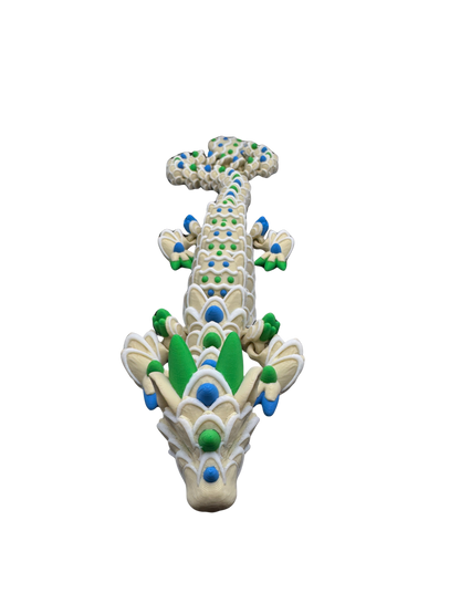 Green/Blue Easter Cookie Dragon - Available in 16-Inch Baby & 26-Inch Adult Sizes