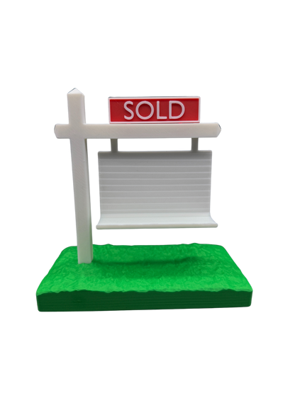 Real Estate Business Card Holder - Realtor Desk Accessory - Office Decor & Gift for Real Estate Agents