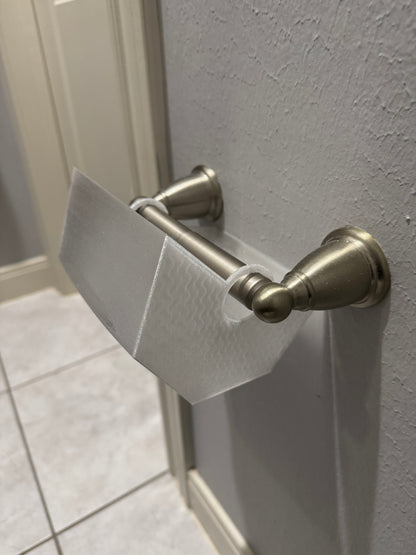 Angled Toilet Paper Guard | Pet Toddler Proof TP Saver