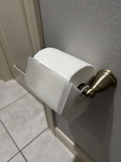 Angled Toilet Paper Guard | Pet Toddler Proof TP Saver