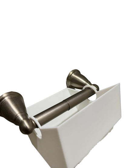Angled Toilet Paper Guard | Pet Toddler Proof TP Saver