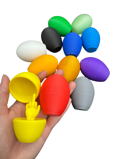 12 Pack of Middle Finger Easter Eggs - Easter Gag Gifts