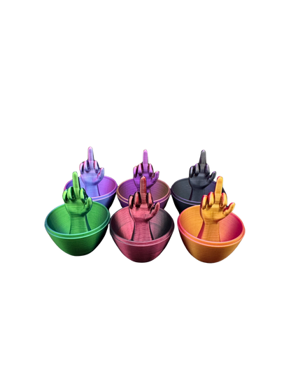 6 Pack of Silk Middle Finger Easter Eggs - Easter Gag Gifts