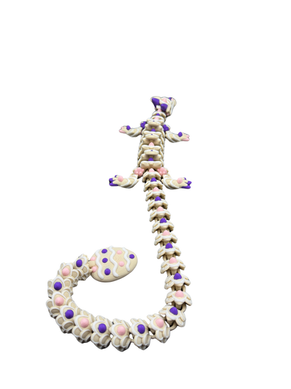 Purple/Pink Easter Cookie Dragon - Available in 16-Inch Baby & 26-Inch Adult Sizes