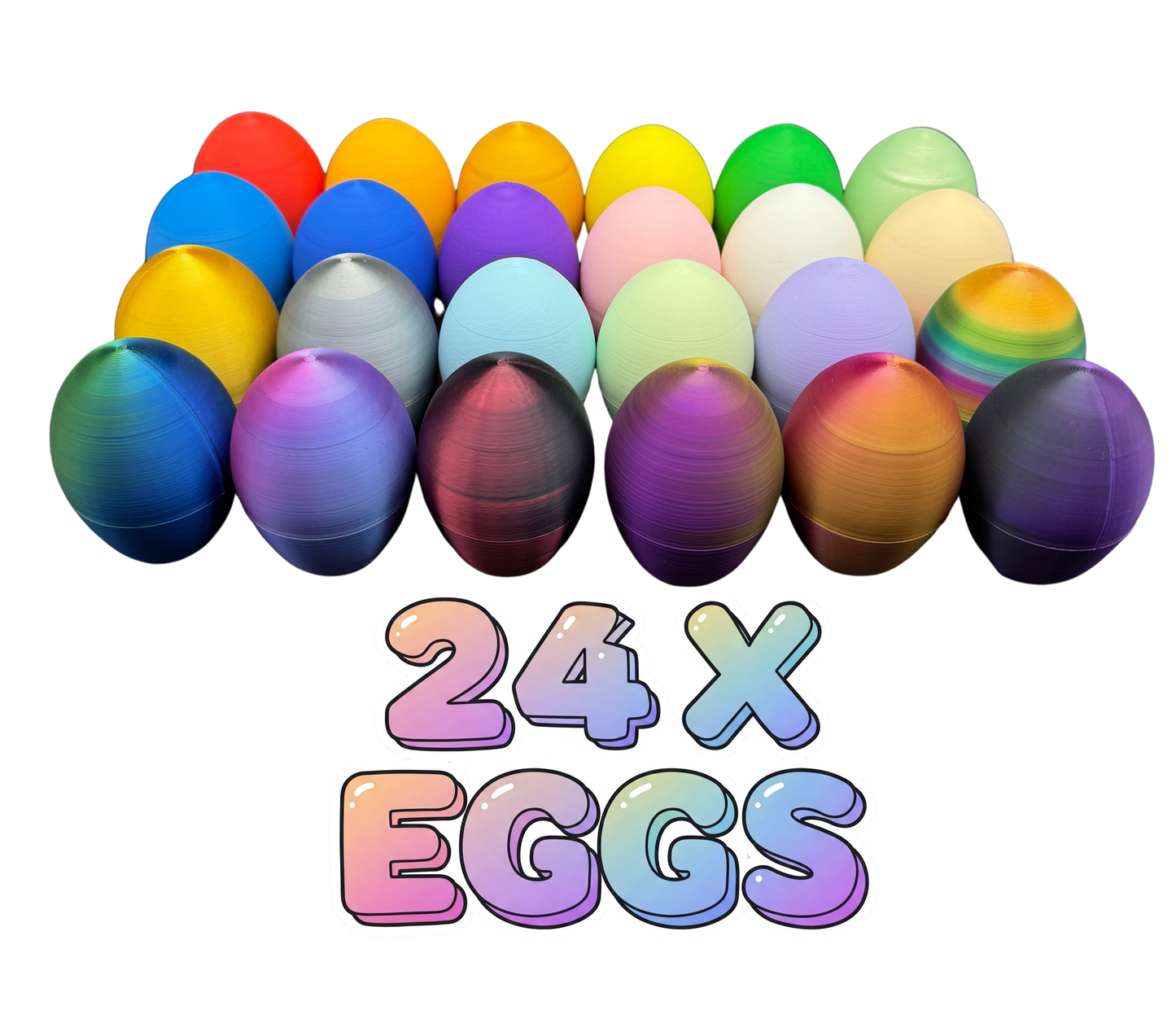 24 Pack of Middle Finger Easter Eggs - Easter Gag Gifts