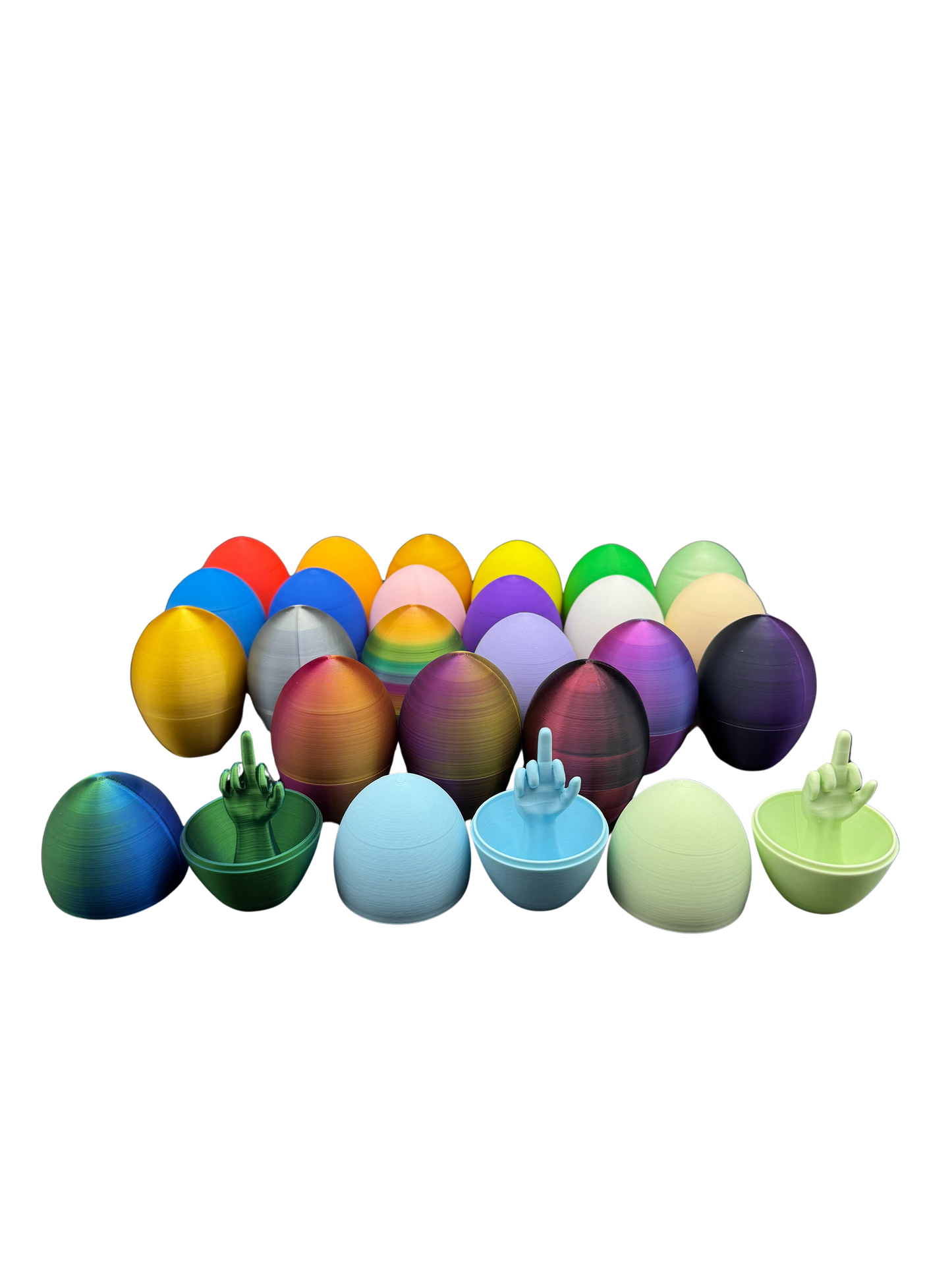 24 Pack of Middle Finger Easter Eggs - Easter Gag Gifts