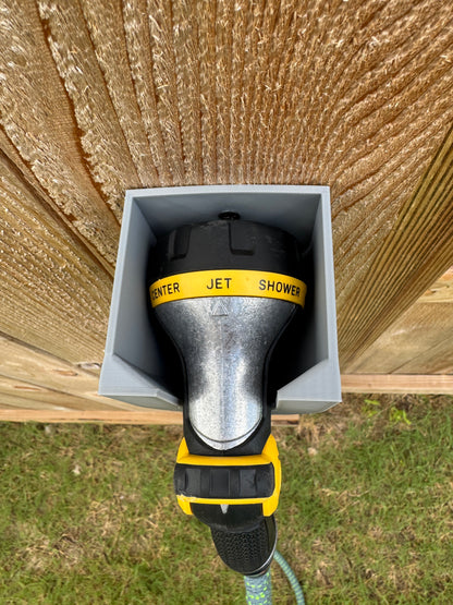 Garden Hose Sprayer Mount - Universal Wall Holder for Nozzles up to 60mm