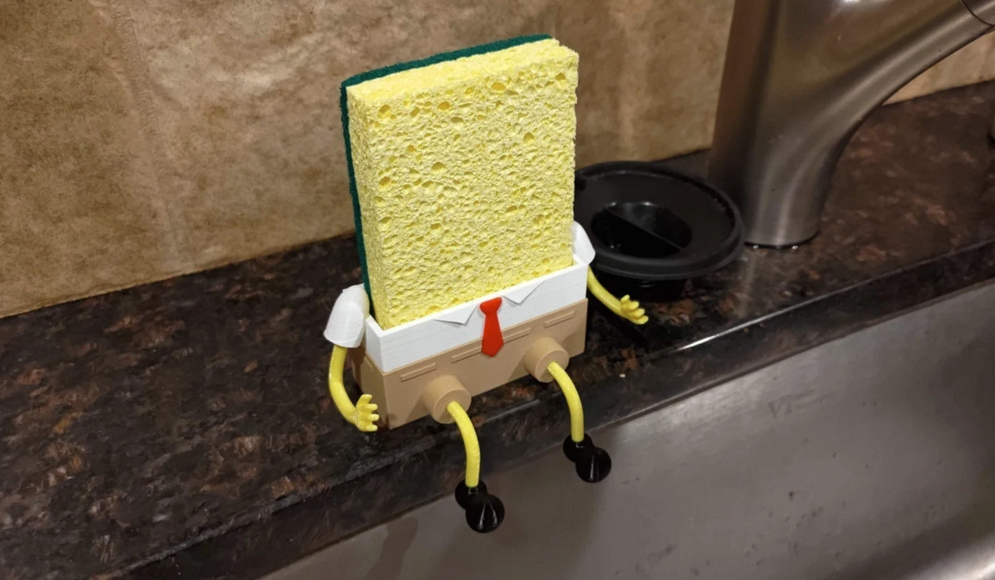 Bob the Sponge Holder - Draining Sponge Dish