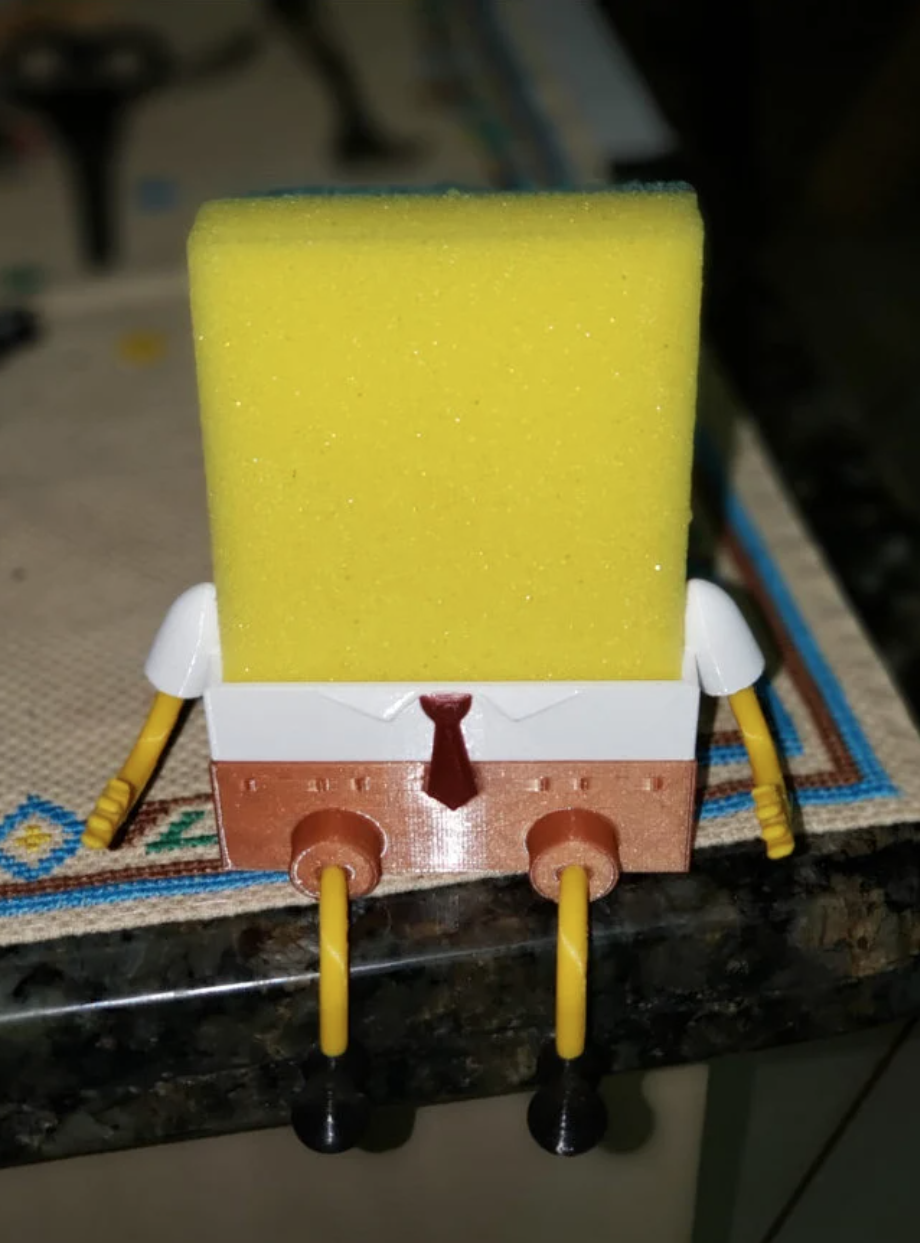 Bob the Sponge Holder - Draining Sponge Dish