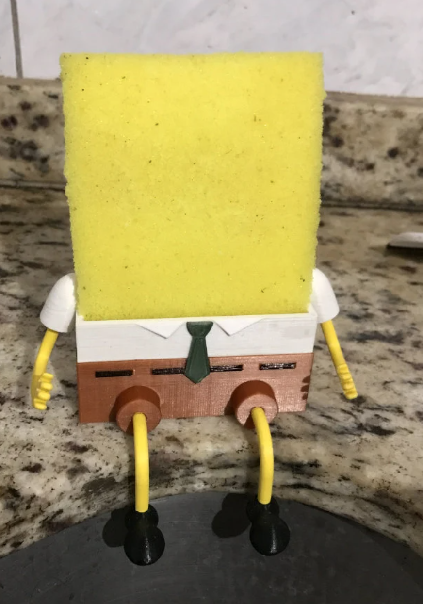 Bob the Sponge Holder - Draining Sponge Dish